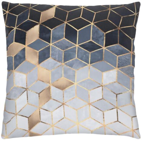 FUNDA DE ALMOHADA TUTUMI 3D 7 45X45 GREY