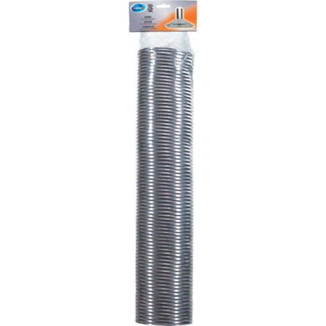 Funda de aluminio para campana extractora (3m, ⌀125mm), compatible con BRANDT - 74X5321