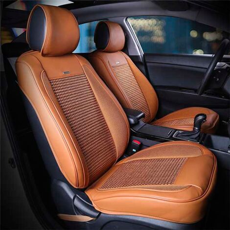 Funda de asiento de lujo modelo R2 - Coñac