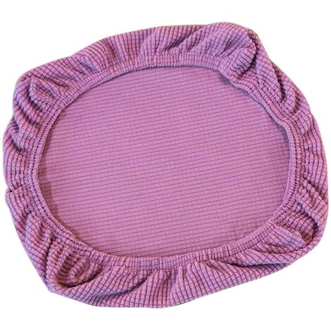 Funda De Asiento Elástica MINKUROW Para Silla De Oficina, Silla De Oficina Giratoria, Morado Claro