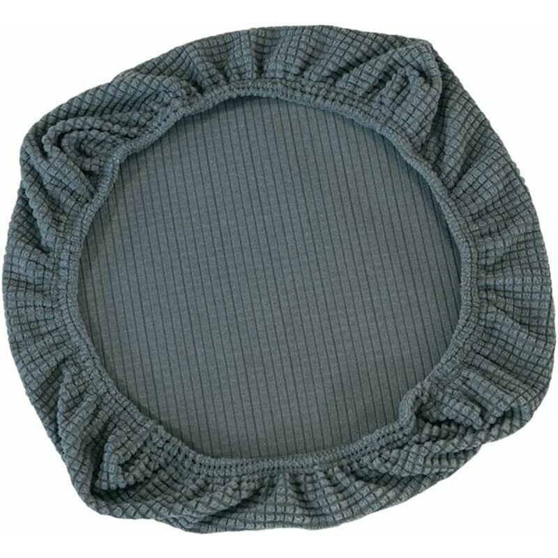 Xisrens Schwarz Funda De Asiento Elástica Para Silla De Oficina, Silla De Oficina Giratoria, Gris Trimec