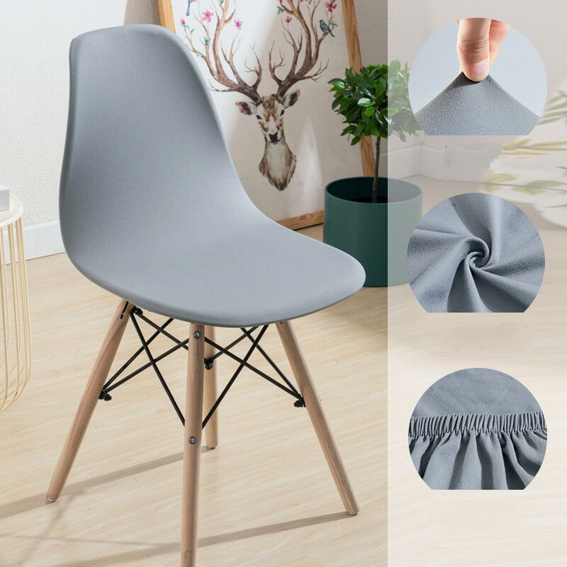 

Funda de asiento lavable sin reposabrazos, extraíble, 2 piezas para silla de concha, para banquete, hogar, hotel