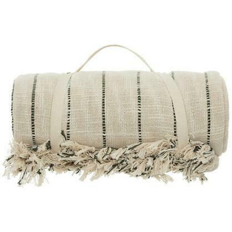 FUNDA DE CAMA Luisa 240x260 cm beige ALGODÓN