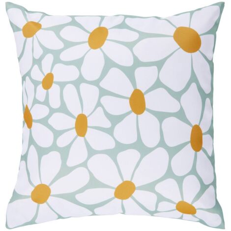 Funda de cojín de exterior Talia verde celadón 40x40cm - Atmosphera créateur d'intérieur