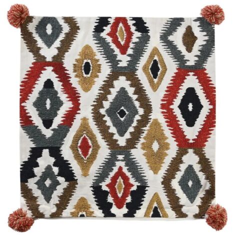 Funda de cojín DKD Home Decor Multicolor 50 x 1 x 50 cm