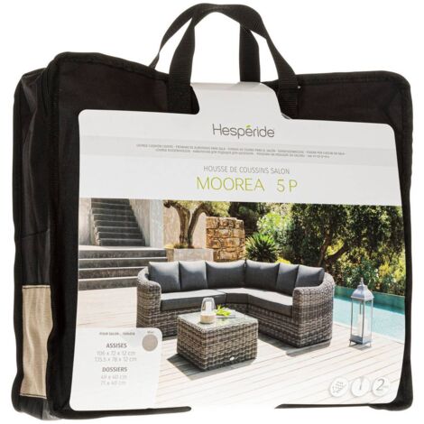 Funda de cojín para conjunto mooréa de 5 plazas savana - Hespéride