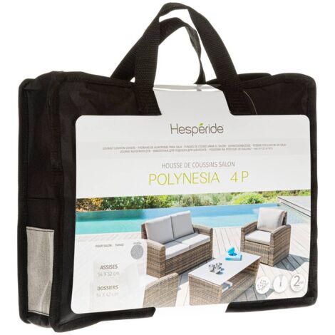 Funda de cojín para conjunto polynésia de 4 plazas naturae - Hespéride