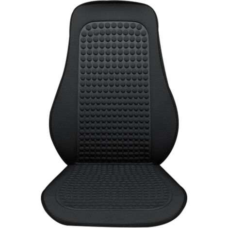 Funda de cojín refrescante para coche/casa/silla, transpirable y cómoda - Negra