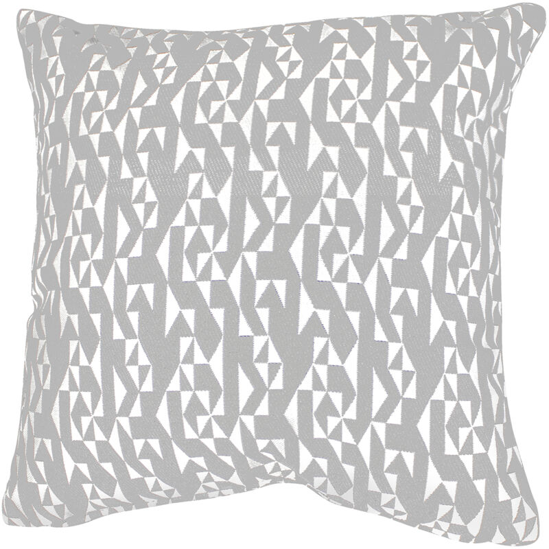 

kuateh - Funda de Cojín con Estampado Geométrico Breda Kuatéh Gris 45x45 cm