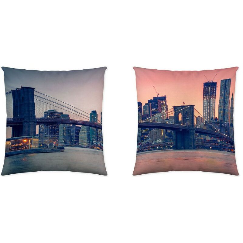 

Funda de cojín naturals brooklyn bridge (50 x 50 cm) - Rogal