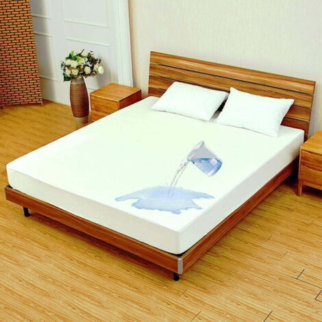 Funda de colchón 90x200x30 cm, Funda de colchón doble impermeable, Funda de colchón para incontinencia impermeable y transpirable, Funda de colchón higiénica antiácaros lavable