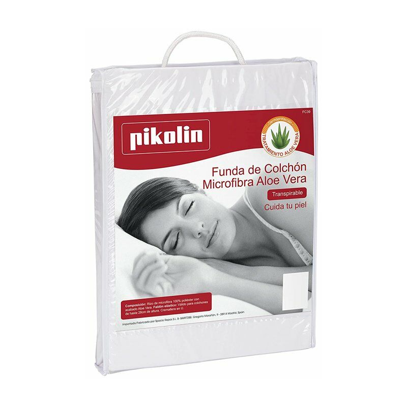 

Pikolin Home - Funda de colchón microfibra transpirable Aloe Vera Pikolin Medidas 90X190CM