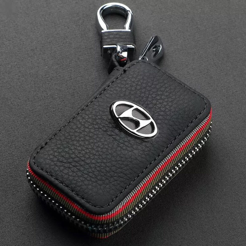 

Funda de cuero Real para llaves de coche, bolsa con soporte para llaves para Cadillac Hyundai Kia Lexus Subaru Suzuki Mitsubishi Buick, 2 #