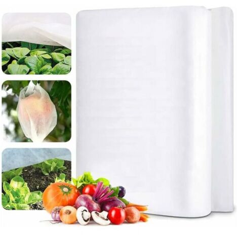 Funda de invierno para plantas de exterior, 2 m x 10 m, funda de invierno para plantas de exterior, funda de invierno para proteger las plantas de las heladas, funda de invierno de vellón, 35 g/m²,
