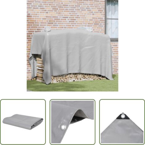 Funda de lona -  Lona 650 g/m² 3x3 m gris