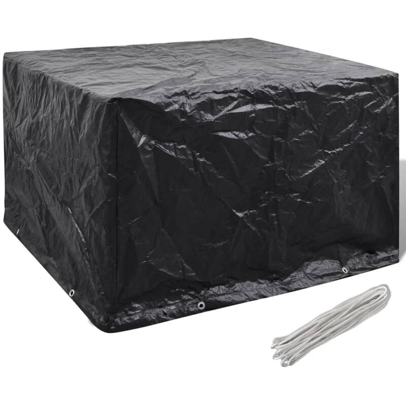 

Funda de muebles de jardín 8 ojales 135x135x90 cm