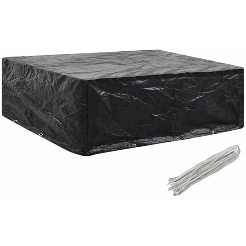 

Happyshopping - Funda de muebles de jardin 8 ojales 250x210x90 cm