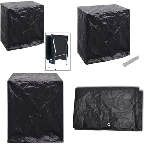 Funda de muebles de jardín mesa ping pong 8 ojales 160x55x182cm - Funda para mesa de ping pong - Protección para muebles al aire libre
