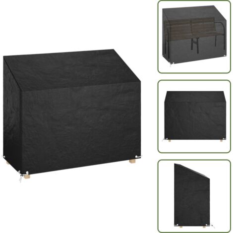Funda de polietileno - vidaXL Funda para banco de jardín 8 ojales polietileno 160x70x70/88 cm - Funda para jardín