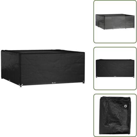 Funda de polietileno - vidaXL Funda para muebles de jardín 16 ojales cuadrada 250x250x90 cm - Funda con ojales