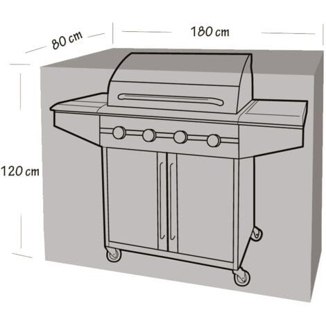 Funda de protección para barbacoa y plancha WERKA PRO 180 x 80 x 120 cm