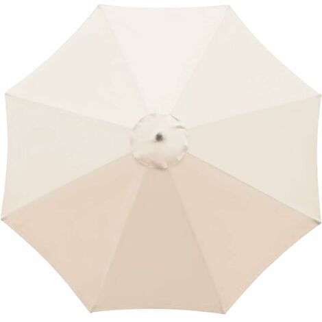 Funda de recambio para parasol de 8 varillas de 3 m, impermeable, anti-UV, tejido de recambio - Beige