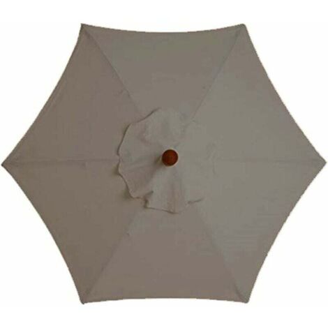 Funda de recambio para sombrilla - 6 varillas - 2M - Impermeable - Protección UV - Tejido de recambio