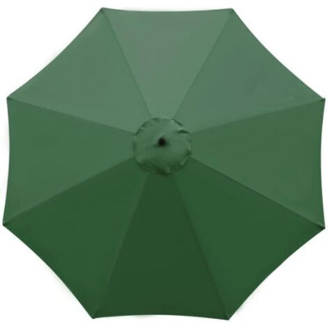 Funda de repuesto para sombrilla YMYNY de 8 varillas y 3 m, impermeable y resistente a los rayos UV, color verde