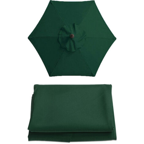 Funda de repuesto para sombrillas de exterior, impermeable y resistente a los rayos UV, fabricada en poliéster, tamaños 2 m/3 m.