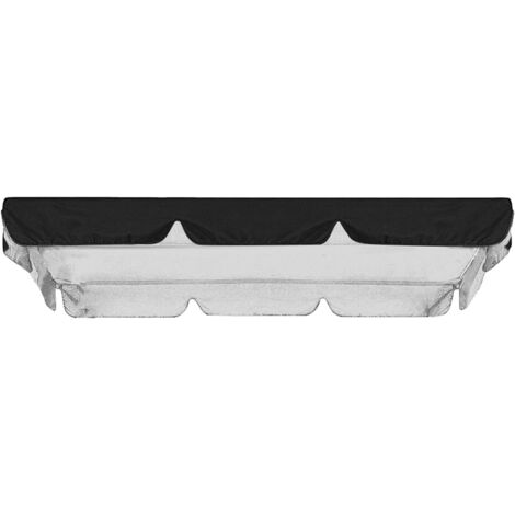 Funda de repuesto para toldo de columpio de exterior, adorable funda compacta para hamaca de jardín, toldo resistente a desgarros, anti-UV e impermeable para columpios de 2 a 3 plazas, sillas y bancos