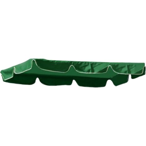 Funda de repuesto para toldo de columpio de exterior, adorable funda compacta para hamaca de jardín, toldo resistente a desgarros, anti-UV e impermeable para columpios de 2 a 3 plazas, sillas y bancos