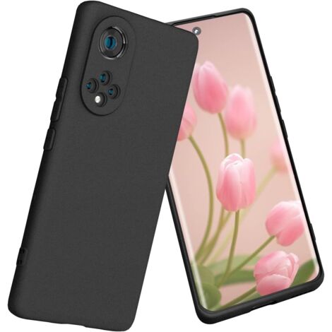 FUNDA DE SILICONA NEGRA MATE PARA CÁMARA HONOR 50 NTH-NX9 NTH-AN00