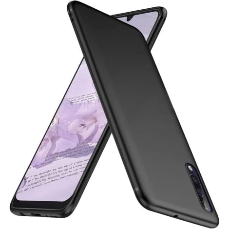 FUNDA DE SILICONA NEGRA PARA SAMSUNG GALAXY A50