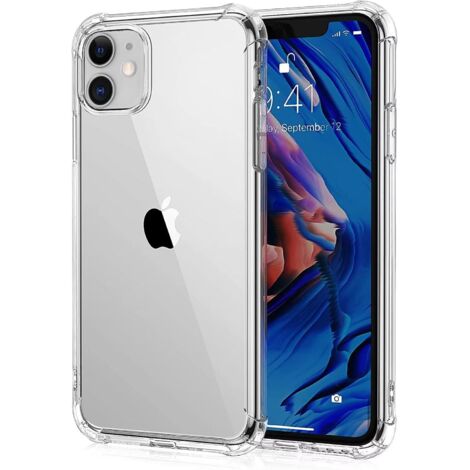FUNDA DE SILICONA TRANSPARENTE PARA IPHONE 11 DE 6'1 PULGADAS