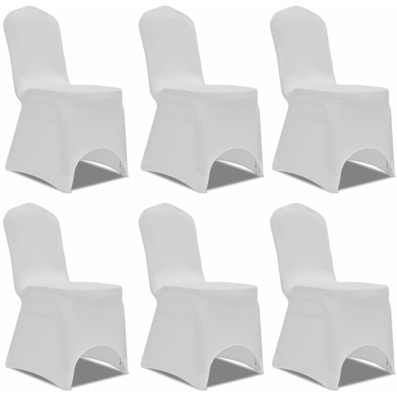 

Youthup - Funda de silla elástica 6 unidades - Blanco