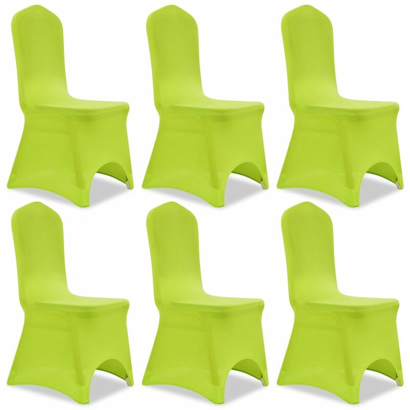 

Funda de silla elastica 6 unidades verde