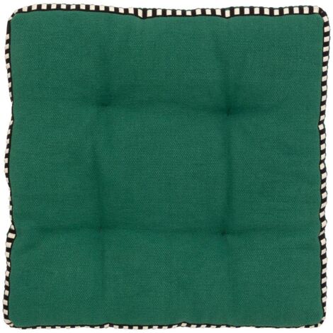Funda de silla Malakite verde cedro 38x38cm - Atmosphera créateur d'intérieur