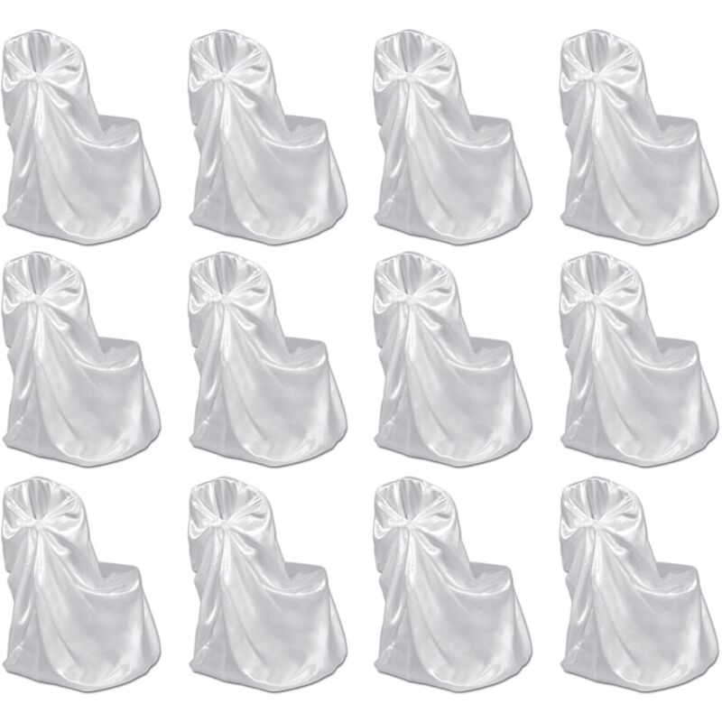 

Funda de silla para banquete de boda 12 unidades blanco