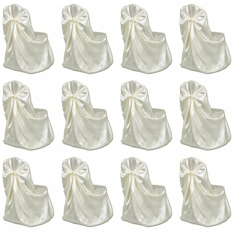

Funda de silla para banquete de boda 12 unidades crema