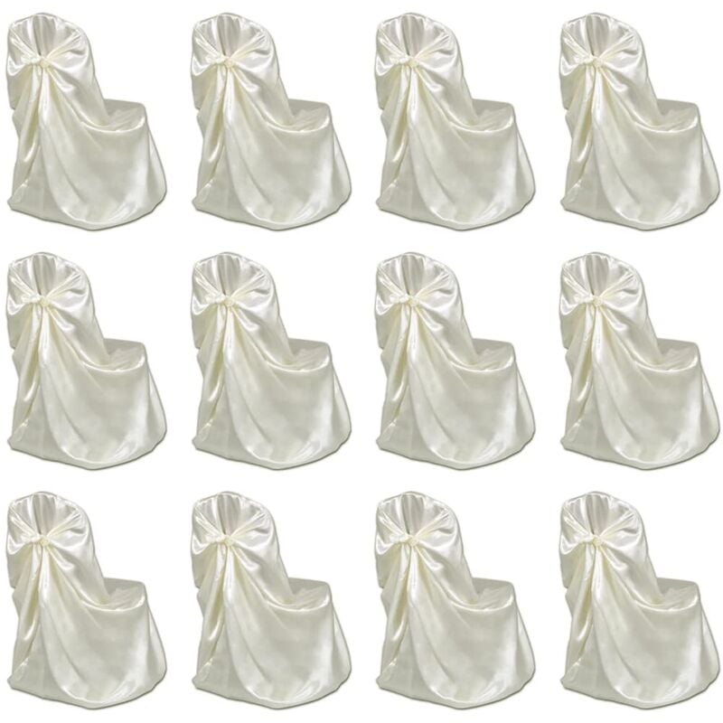 

Funda de silla para banquete de boda 12 unidades crema