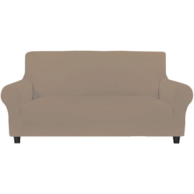 

Wellhome - Funda de sofá elástica 2 plazas AURORA Crema