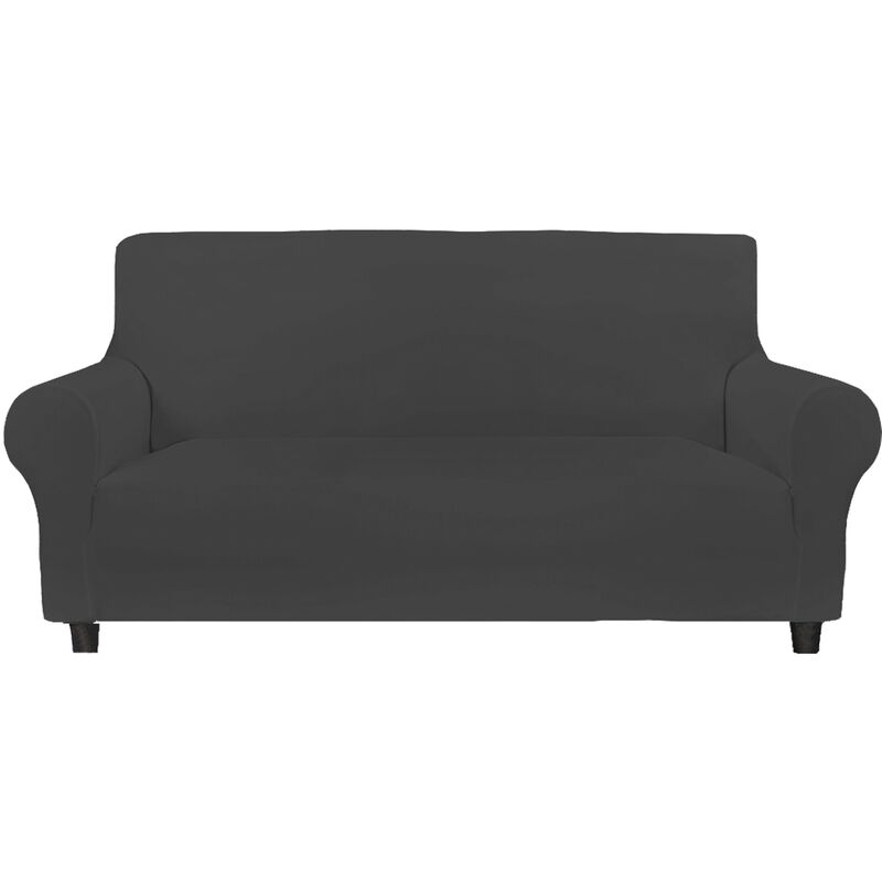 

Wellhome - Funda de sofá elástica 4 plazas AURORA Gris
