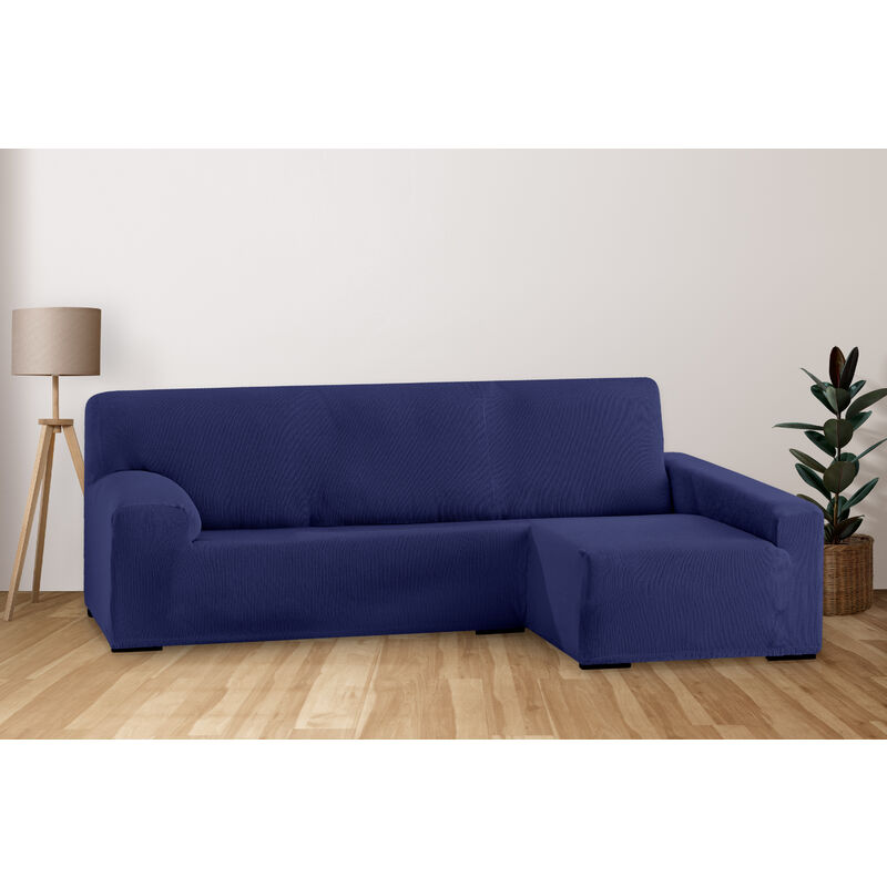 

Eiffel Textile - Funda de Sof� El�stica Adaptable. Modelo Rustica. Azul Chaise Longue Largo Derecha