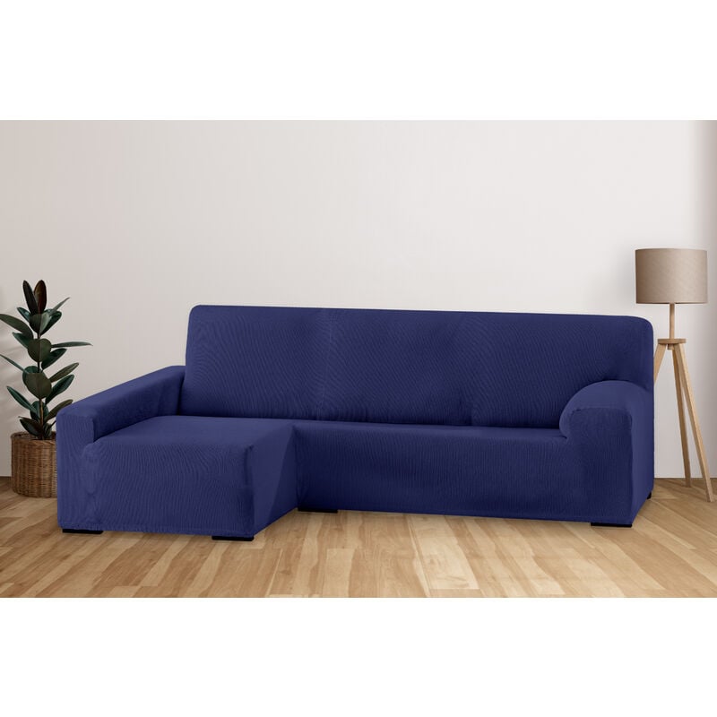 

Eiffel Textile - Funda de Sof� El�stica Adaptable. Modelo Rustica. Azul Chaise Longue Largo Izquierda