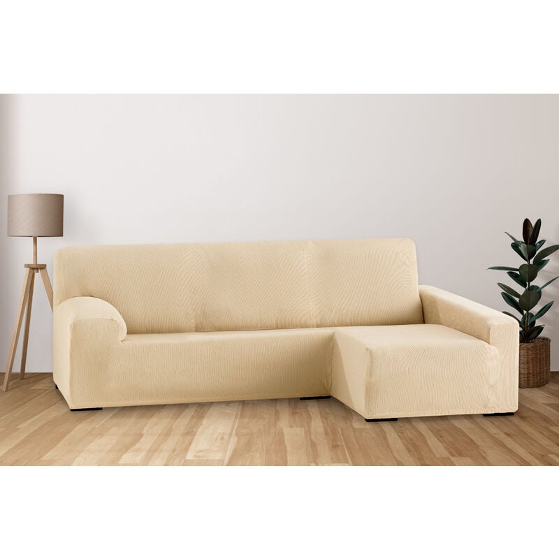 

Eiffel Textile - Funda de Sof� El�stica Adaptable. Modelo Rustica. Beige Chaise Longue Largo Derecha