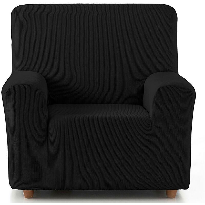 

Funda de Sof� El�stica Adaptable. Modelo Rustica. Negro Sillon 1 Plaza