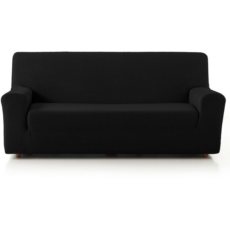 

Eiffel Textile - Funda de Sof� El�stica Adaptable. Modelo Rustica. Negro Sof� 3 Plazas