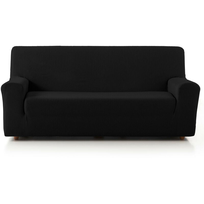 

Eiffel Textile - Funda de Sof� El�stica Adaptable. Modelo Rustica. Negro Sof� 4 Plazas