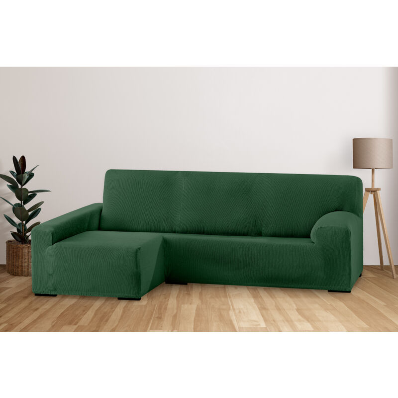 

Eiffel Textile - Funda de Sof� El�stica Adaptable. Modelo Rustica. Verde Chaise Longue Largo Izquierda