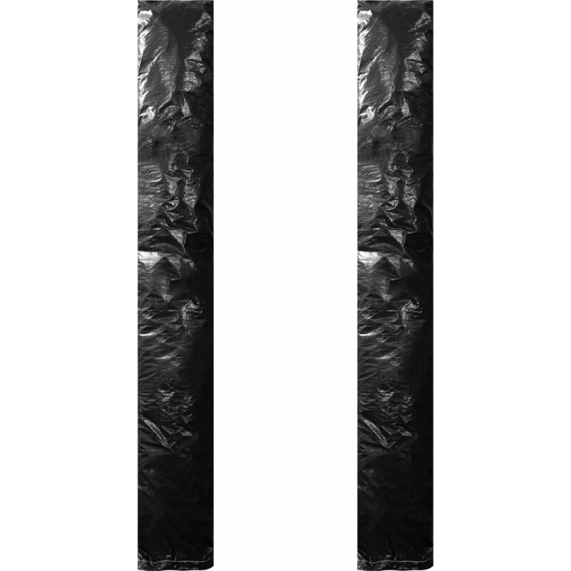 

Funda de sombrilla 2 uds con cremallera PE 200 cm